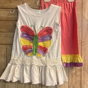 La Jenns butterfly shirt set